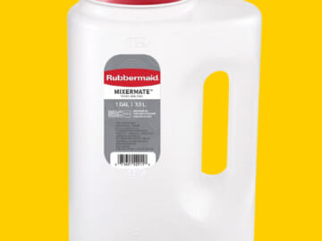 FOUR Rubbermaid Mixermate Leak-Resistant 1-Gallon Pitchers $5.20 EACH (Reg. $10) – FAB Ratings! + Buy 4, save 5%