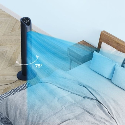 Get A Good Night Sleep Without Worrying About Getting Too Hot Or Cold With This Smart Tower Fan Just $59.99 After Coupon (Reg. $85.99) + Free Shipping – FAB Ratings!