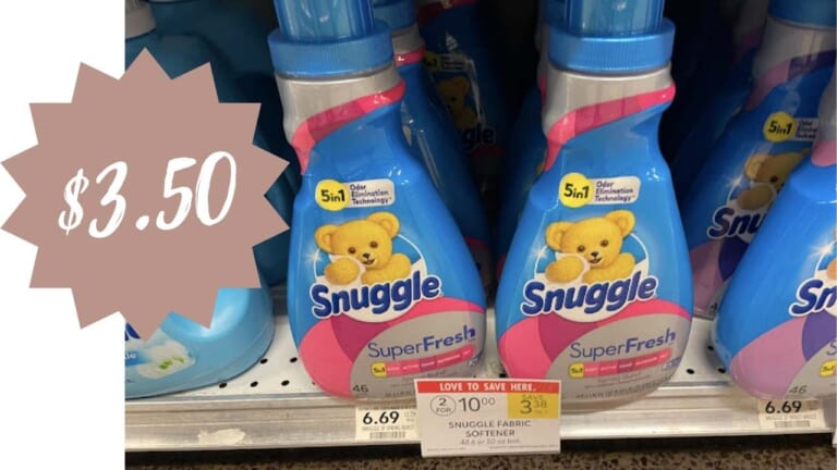 $3.50 Snuggle Fabric Softener | Publix Deal Ends Today