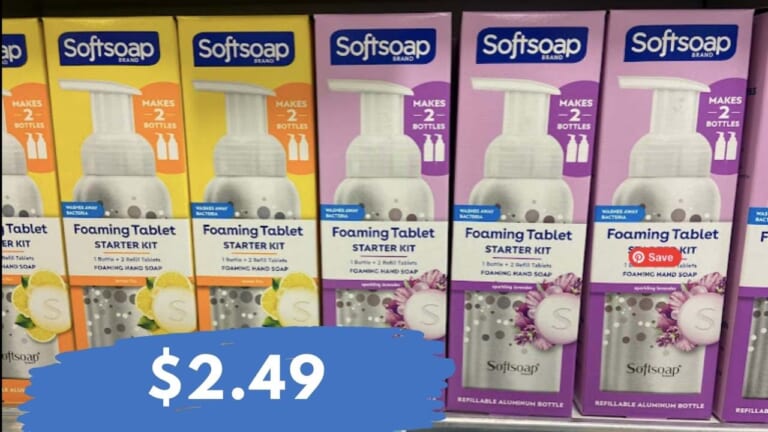 $2.49 Softsoap Foaming Tablet Starter Kits & Refill Packs