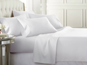 Danjor Linens 6-Piece Bed Sheets Set only $13.32!