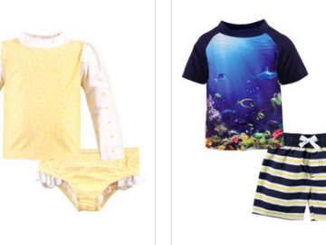 Splashy Rashguard Sets: Baby & Up only $9.99!