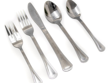 Stainless Steel 20-Piece Flatware Set only $18.99!