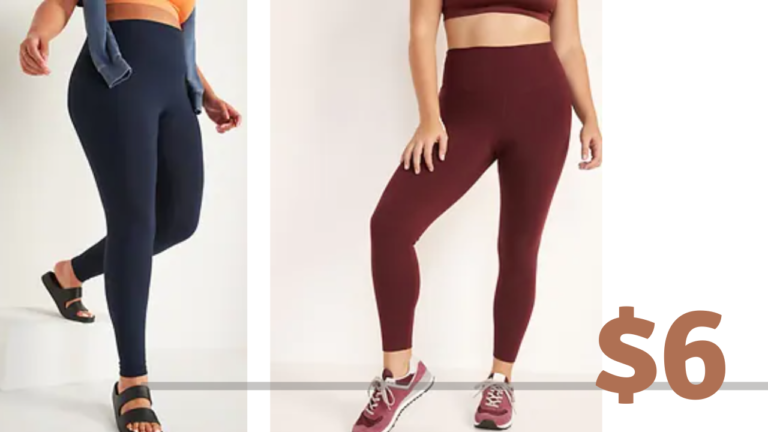 Old Navy | $6 Legging for Women, $4 for Girls