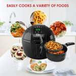 Elite Gourmet 3.5 Qt. Dual Layer Digital Air Fryer $48 Shipped Free (Reg. $100) – FAB Ratings!