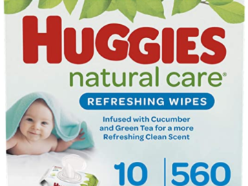 Huggies Natural Care Refreshing Baby Wipes, Scented