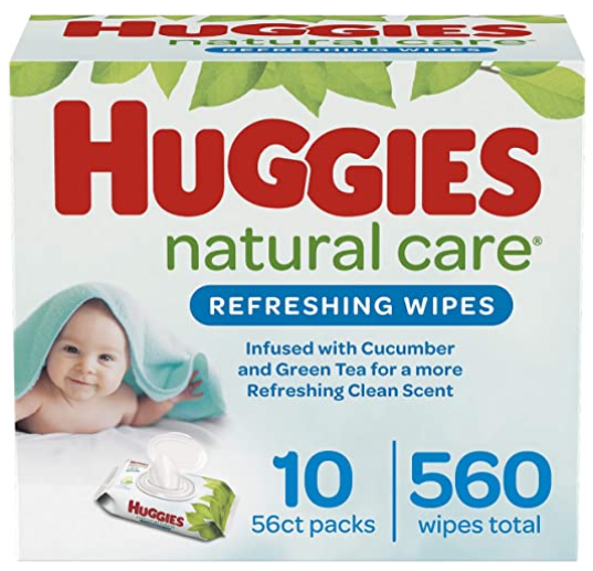 Huggies Natural Care Refreshing Baby Wipes, Scented