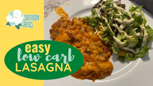 Low Carb Lasagna Recipe