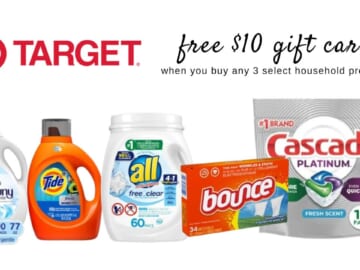 $10 Target Card wyb (3) Household Products