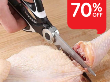 Make Food Preparation Easier And Faster With This Kitchen Shears for only $2.99 After Coupon (Reg. $9.98) – High Quality Stainless Steel!