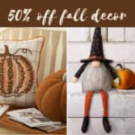 50% off Fall Decor + Free Shipping at Belk