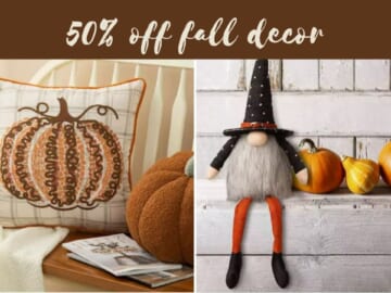 50% off Fall Decor + Free Shipping at Belk