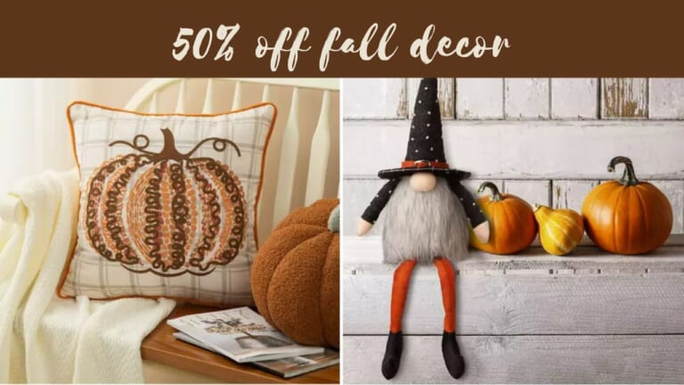 50% off Fall Decor + Free Shipping at Belk