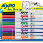 EXPO Low Odor Dry Erase Markers, 8 count only $6.50 shipped!