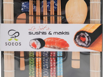 10-Piece Soeos Bamboo Beginner Sushi Making Kit $6.08 (Reg. $20)