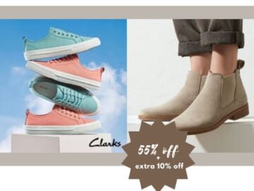 Clarks Shoes Up to 55% off + Extra 10% off