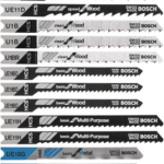 12-Piece BOSCH Multi-Purpose U-Shank Jigsaw Blade Set $8.23 (Reg. $12.59) – Best For Wood, Drywall and PVC!