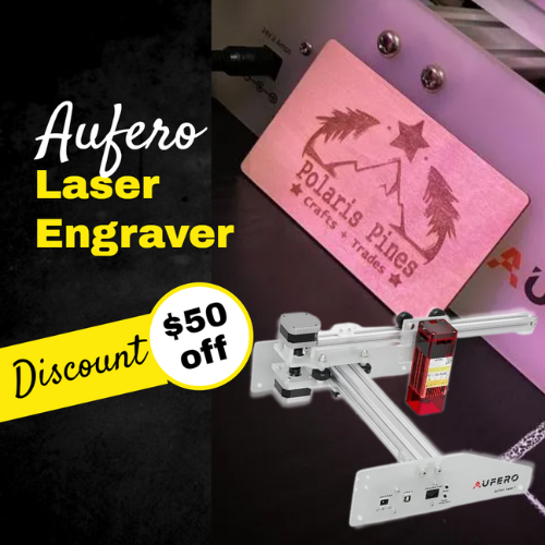 Get Creative And Express Yourself With This Aufero Laser Engraver from $149.99 Shipped Free (Reg. $199.99+)