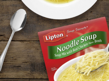 12-Pack Lipton Instant Noodle Soup Mix as low as $17.14 Shipped Free (Reg. $20.16) – $1.43/Pouch!