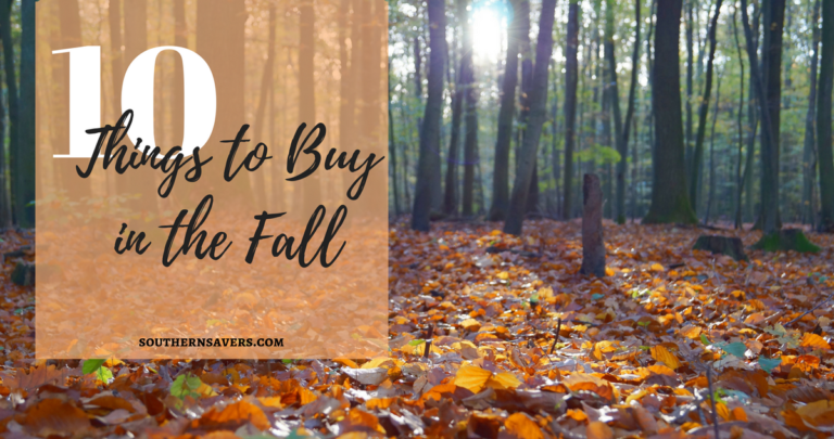 10 Things to Buy in the Fall