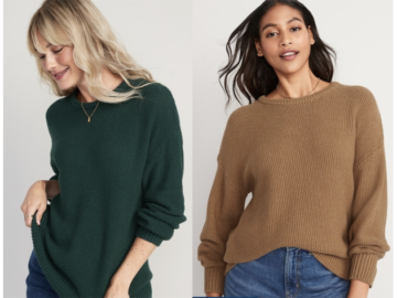 Old Navy Women’s Textured Knit Sweaters for just $14.50! (Reg. $40)