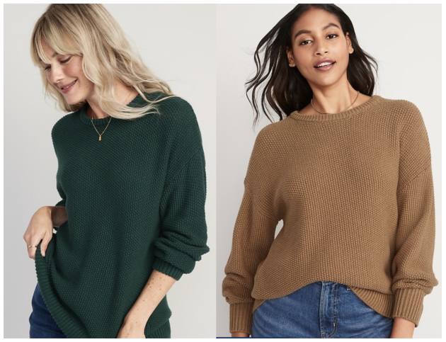 Old Navy Women’s Textured Knit Sweaters for just $14.50! (Reg. $40)