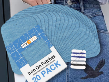 Save Big on 20-Pack Iron on Patches as low as $7.19 After Coupon (Reg. $10) – FAB Ratings! 36¢/patch