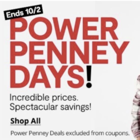 *HOT* FREE $20 purchase at JCPenney after cash back!