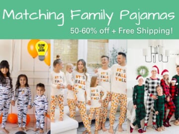 50-60% off Family Holiday Pajamas