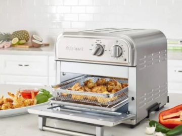 Cuisinart Compact Airfryer, Stainless Steel $59.97 After Coupon (Reg. $99.95) + Free Shipping – Limited 3-YEAR Warranty!