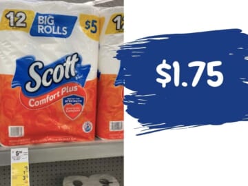 $1.75 Scott ComfortPlus Bath Tissue | Walgreens Month-Long Deal