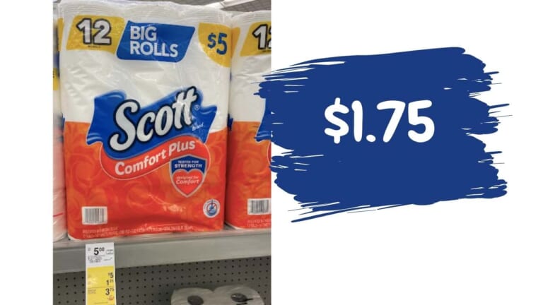 $1.75 Scott ComfortPlus Bath Tissue | Walgreens Month-Long Deal