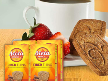 Save $4 on Metamucil Fiber Thins, Psyllium Husk Fiber Supplement as low as $24.83 After Coupon (Reg. $33.92) + Free Shipping – $6.18/box – 52¢/serving!