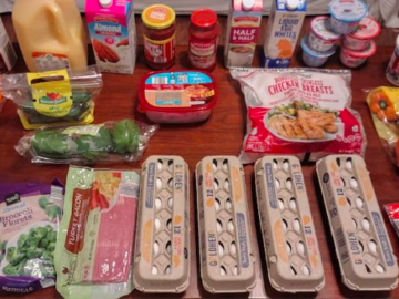 Brigette’s $84 Grocery Shopping Trip and Weekly Menu Plan for 6