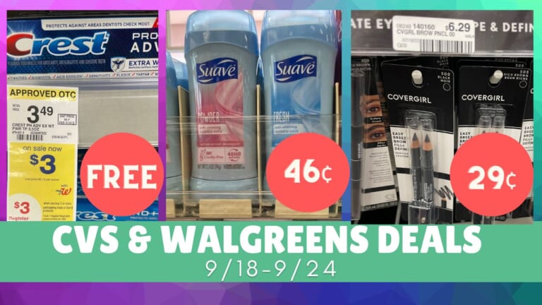 Video: Top CVS & Walgreens Deals 9/18-9/24