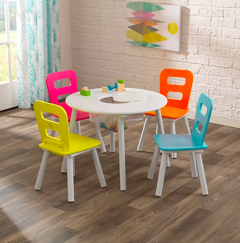 KidKraft Round Storage Table & 4 Chair Set only $53.71 shipped (Reg. $118!)