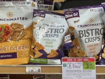 $1.66 Crunchmaster Crackers at Publix