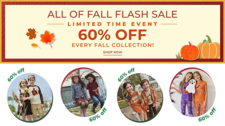 Gymboree Flash Sale | 60% Off Fall Collections