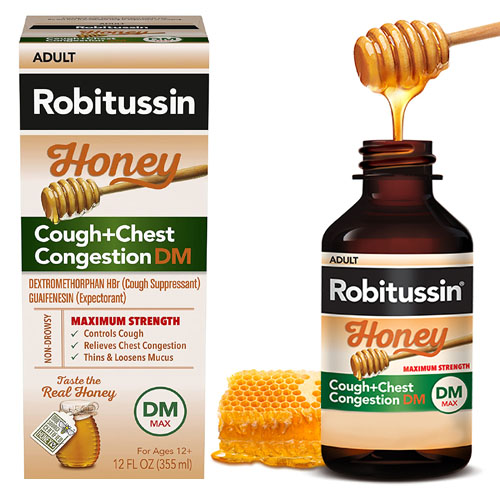 Robitussin Maximum Strength Honey Cough + Chest Congestion DM as low as $11.40 After Coupon (Reg. $16.47) – For Cough and Chest Congestion Relief Made with Real Honey