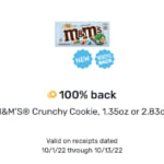 FREE M&M’s Crunch Cookie | Fetch Rewards Deal