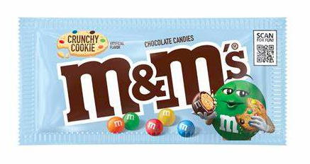 Free M&M’s Crunchy Cookie Candy!