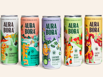 Free can of Aura Bora Sparkling Water!