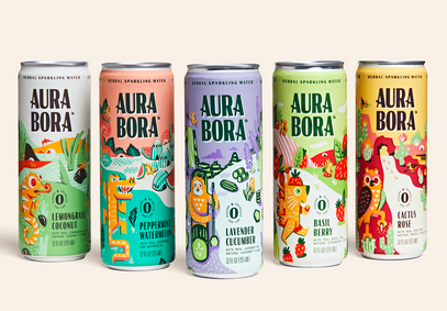 Free can of Aura Bora Sparkling Water!