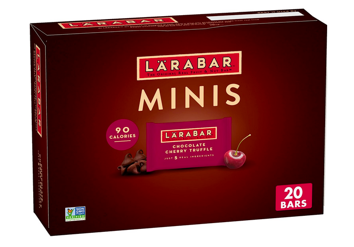 Larabar Chocolate Cherry Truffle Mini Fruit and Nut Bars (20 Count) only $9.27 shipped!