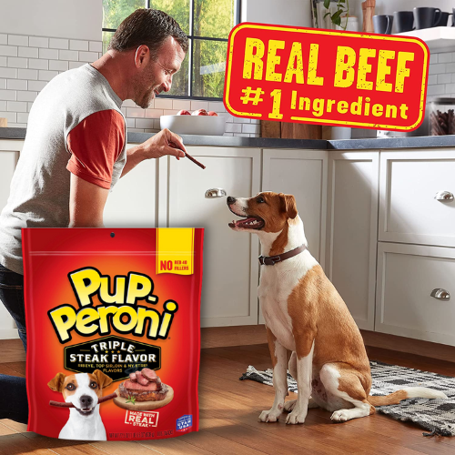 Amazon Prime Day: Pup-Peroni Triple Steak Flavored Dog Treats, 22.5 Oz as low as $5.37 After Coupon (Reg. $10.79) + Free Shipping – 10K+ FAB Ratings!