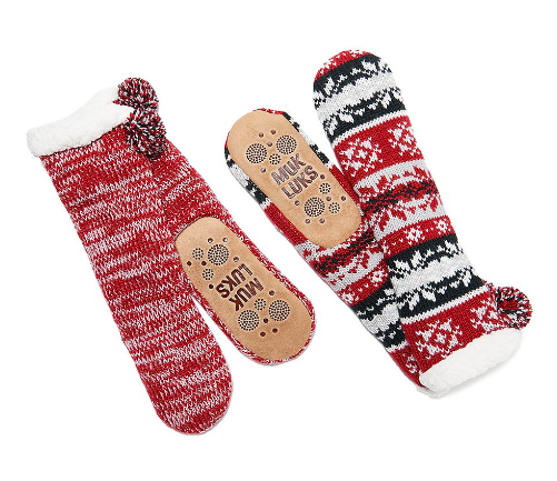 Muk Luks Cabin Socks only $9.99!