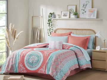 Amazon Prime Day: 7-Piece Set Boho Comforter with Sheet Set and Decorative Pillow, Twin Size $42.50 Shipped Free (Reg. $131.95)