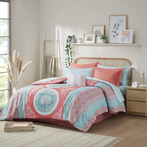 Amazon Prime Day: 7-Piece Set Boho Comforter with Sheet Set and Decorative Pillow, Twin Size $42.50 Shipped Free (Reg. $131.95)