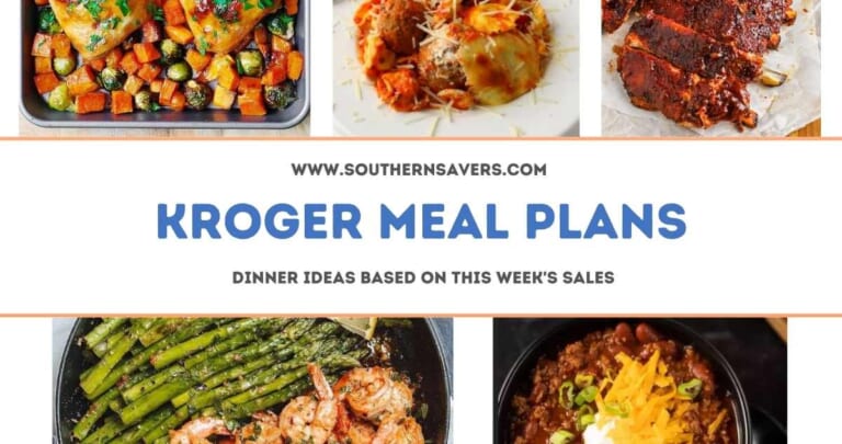 kroger meal plans 10/12