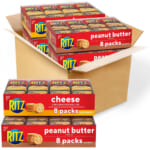 32 Snack Packs RITZ Peanut Butter and Cheese Sandwich Crackers $11.18 After Coupon (Reg. $22.48) – 35¢/Snack Pack!